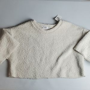 Shearling Crop Top